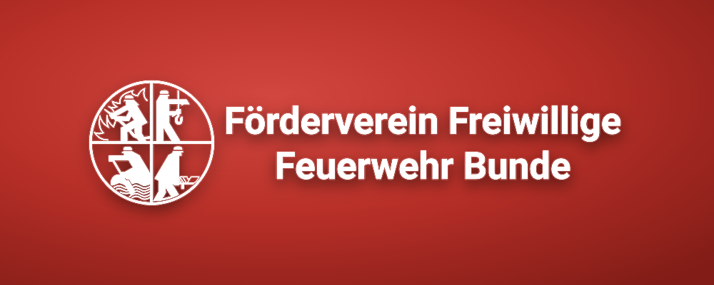 Screenshot der Website Förderverein Ortsfeuerwehr Bunde e.V.